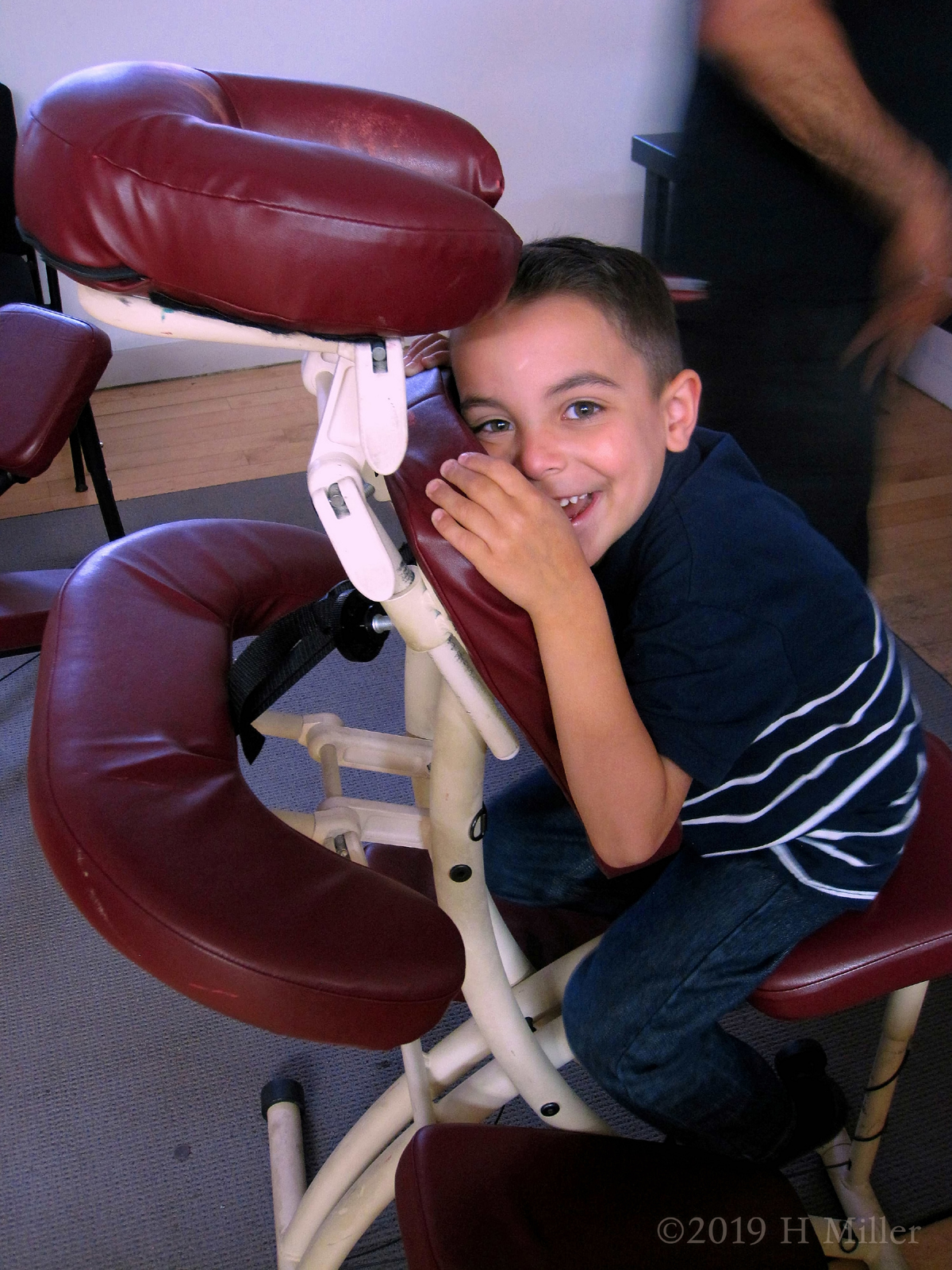 Chair Massage At Flat Rate Featured Children Participating In The Fun