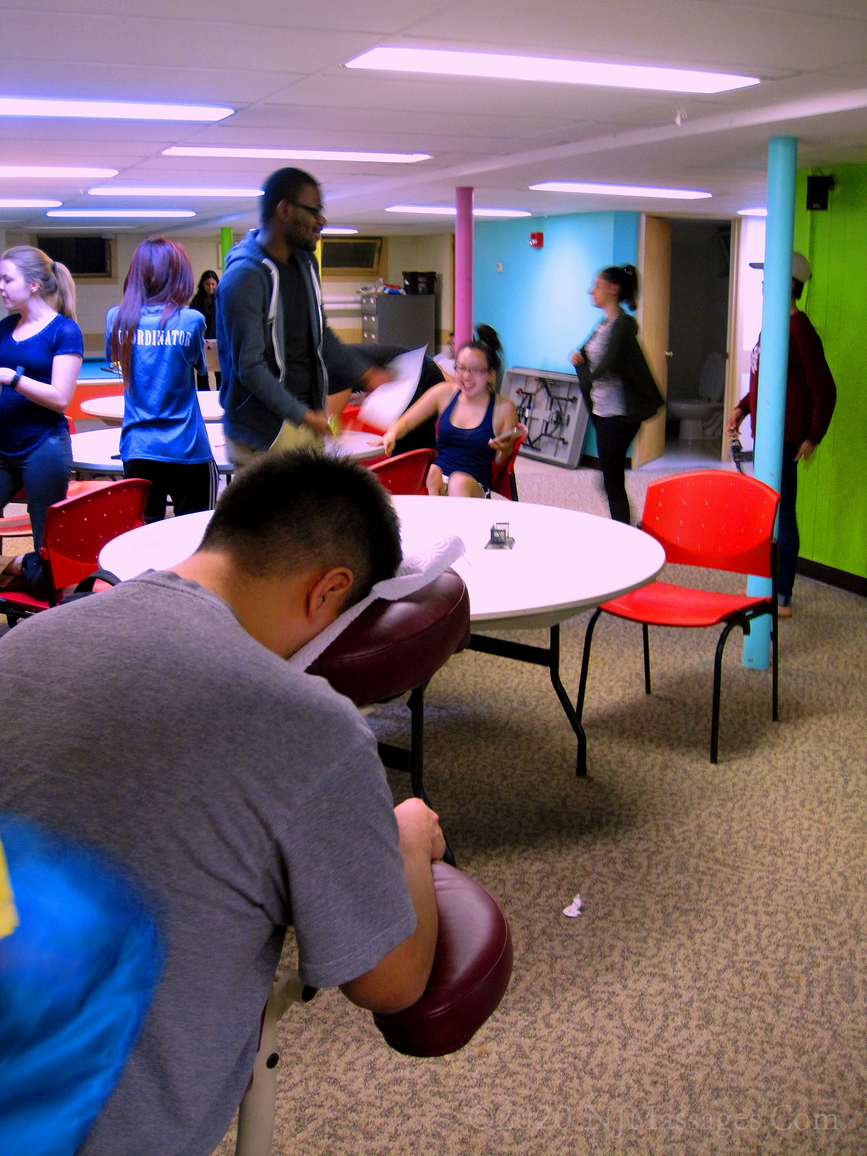 Chair Massage For Student Appreciation And Other Student Events